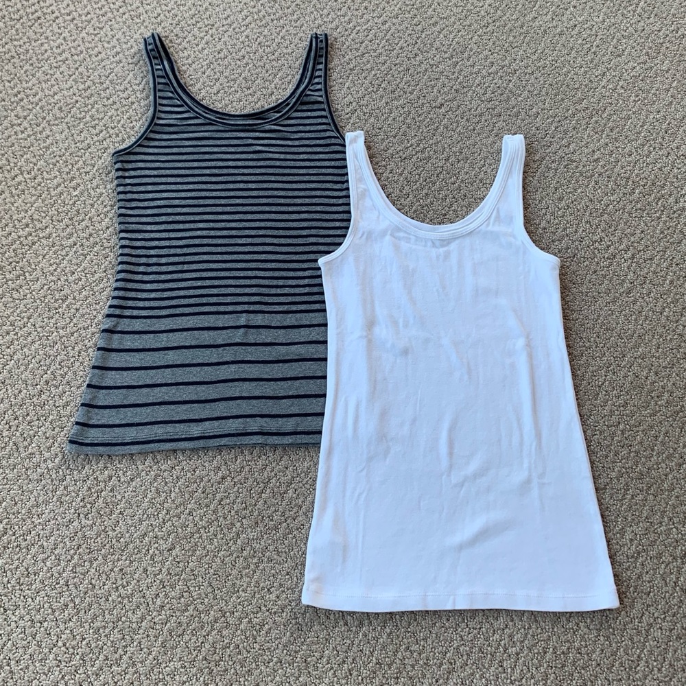 Pair of LOFT Cotton Tanks